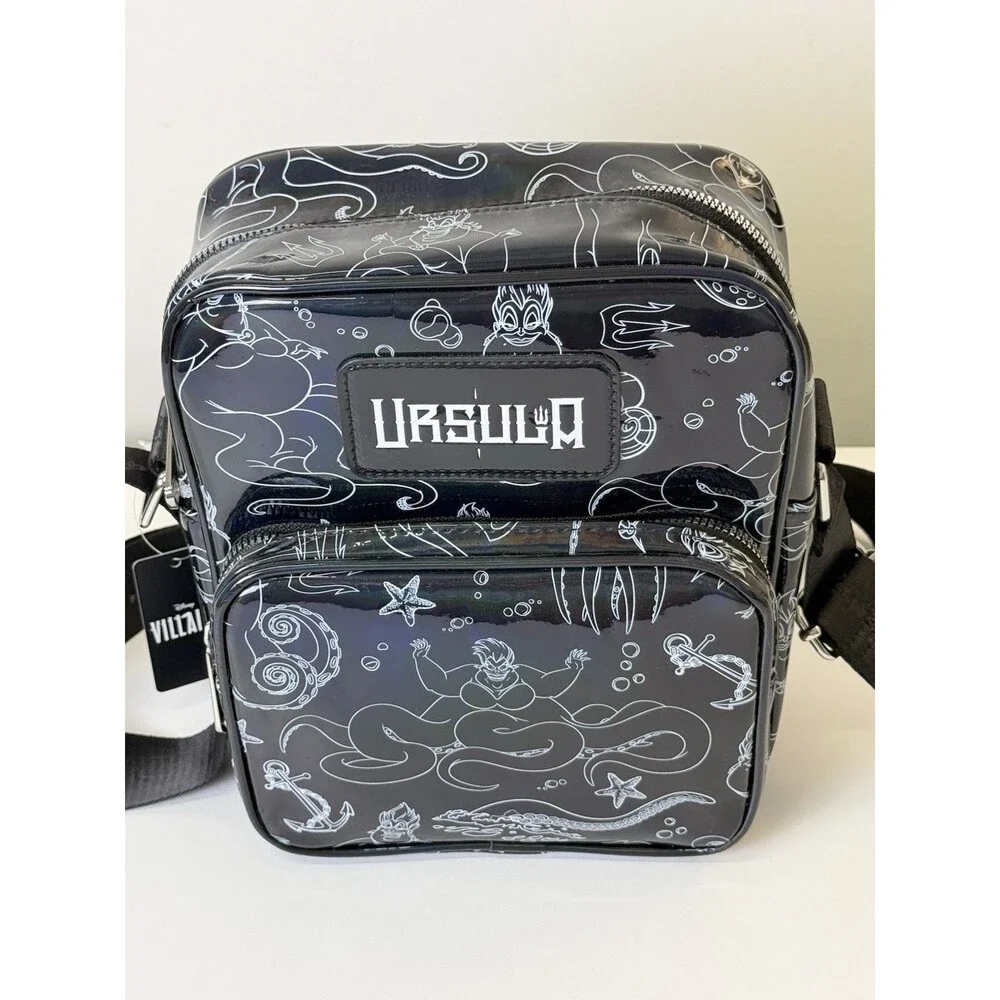 Disney Crossbody Backpack Bag The Little Mermaid Villain Ursula Holographic New